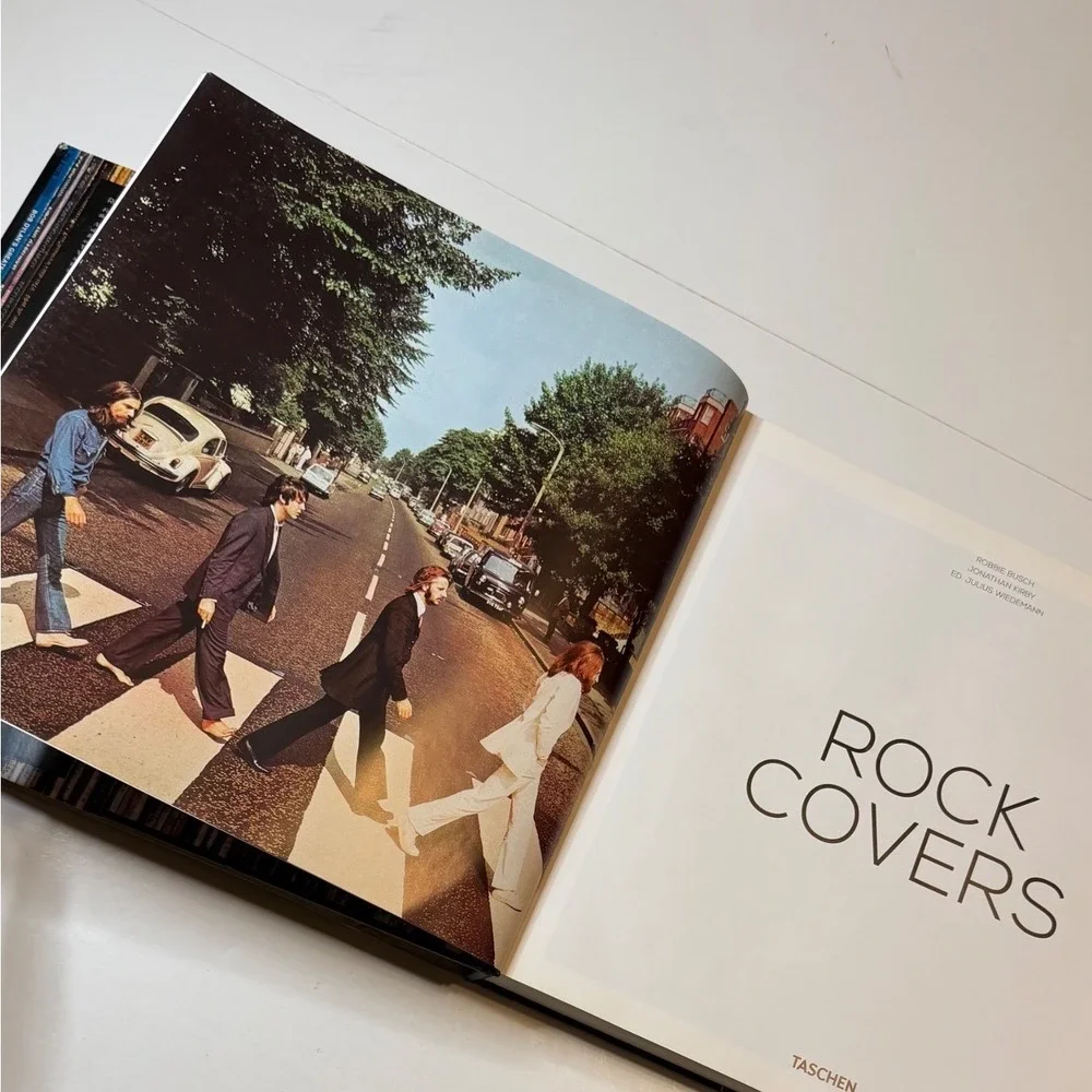 Taschen Rock Covers Art Book Pink Floyd Beatles Covers Coffee Table Book